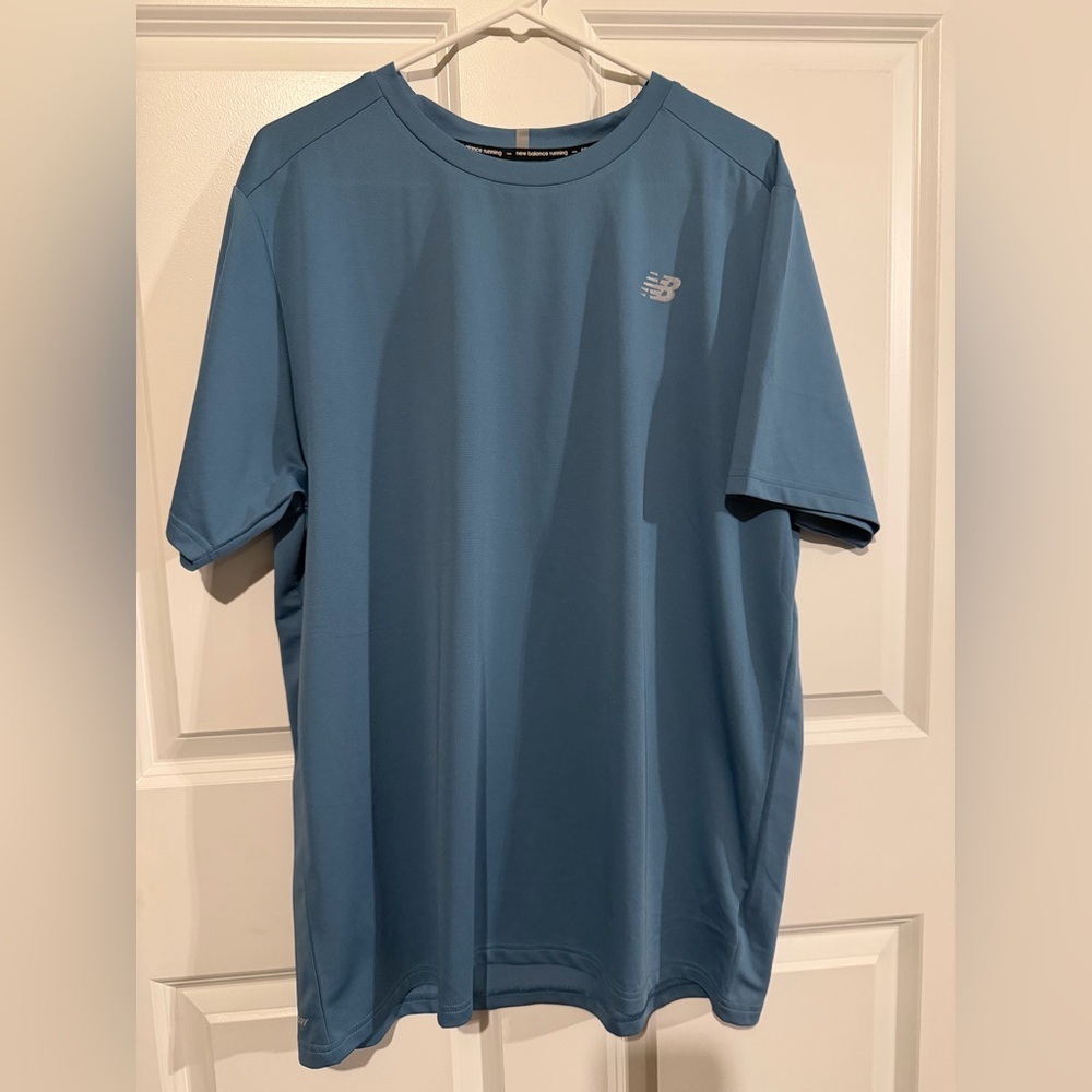 New Balance Men's Blue Dry Fit T-Shirt